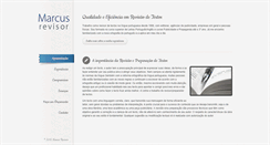 Desktop Screenshot of marcusrevisor.com.br