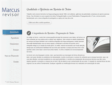 Tablet Screenshot of marcusrevisor.com.br